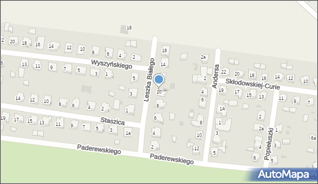 Mogilno, Leszka Białego, 10, mapa Mogilno