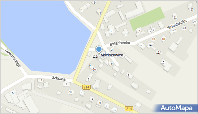 Mściszewice, Lęborska, 10, mapa Mściszewice