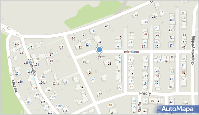 Mysłowice, Leśmiana Bolesława, 2A, mapa Mysłowice