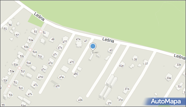 Mysłowice, Leśna, 49, mapa Mysłowice