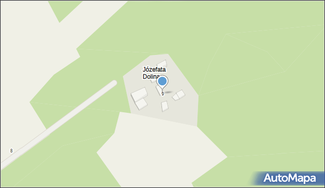 Nakla, Leśna, 9, mapa Nakla