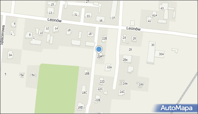 Niemce, Leonów, 22F, mapa Niemce