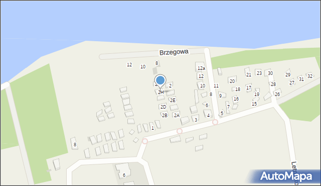 Nowęcin, Letniskowa, 2H, mapa Nowęcin