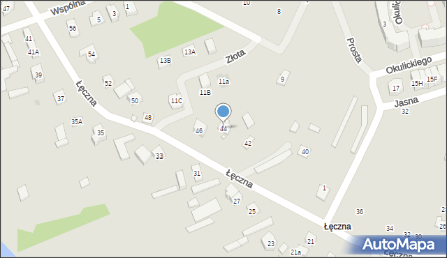 Nowy Dwór Mazowiecki, Łęczna, 44, mapa Nowy Dwór Mazowiecki
