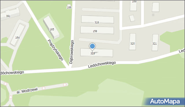 Nowy Dwór Mazowiecki, Ledóchowskiego Ignacego, gen., 319, mapa Nowy Dwór Mazowiecki