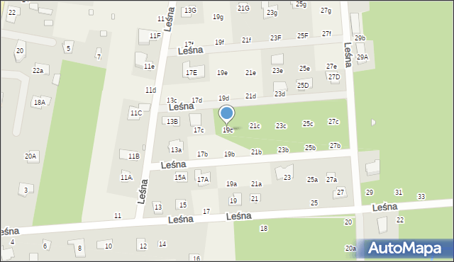 Nowy Prażmów, Leśna, 19c, mapa Nowy Prażmów