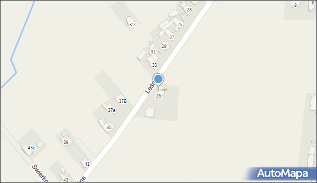 Ochodze, Leśna, 36, mapa Ochodze