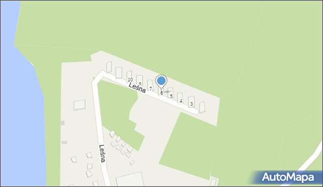 Olejnica, Leśna, 6, mapa Olejnica