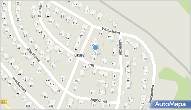 Olsztyn, Letniskowa, 18, mapa Olsztyna