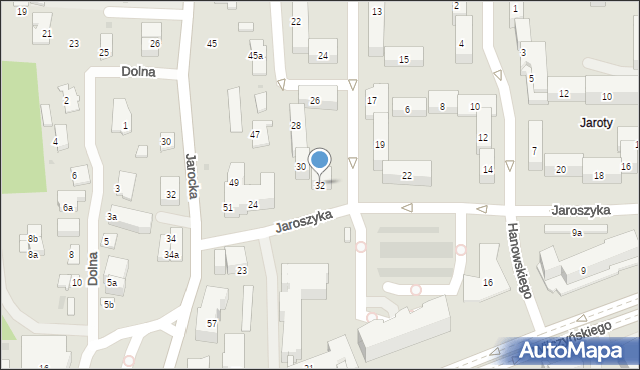 Olsztyn, Leyka Fryderyka, 32, mapa Olsztyna