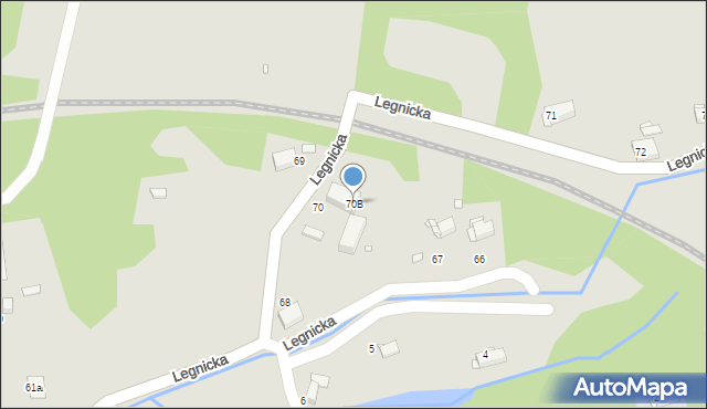 Olszyna, Legnicka, 70B, mapa Olszyna