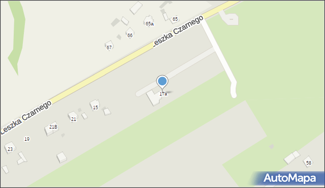 Opatów, Leszka Czarnego, 17a, mapa Opatów