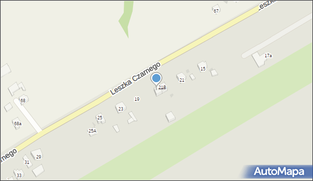 Opatów, Leszka Czarnego, 21a, mapa Opatów