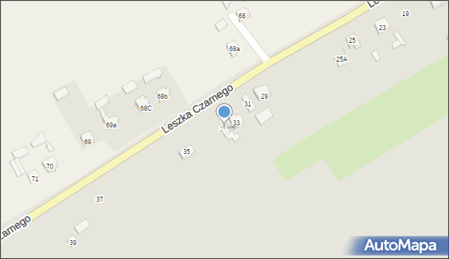 Opatów, Leszka Czarnego, 33a, mapa Opatów