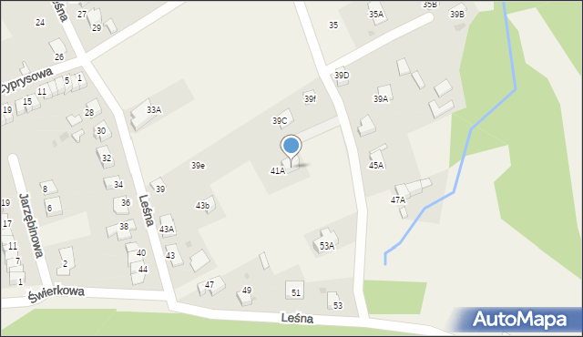 Ornontowice, Leśna, 43c, mapa Ornontowice