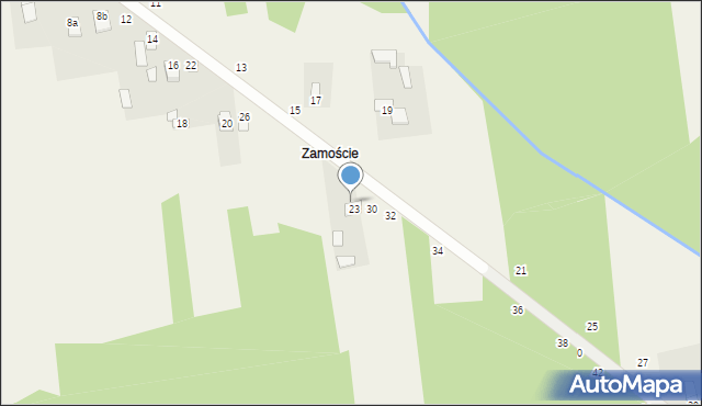 Orońsko, Leśna, 28, mapa Orońsko