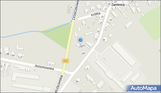 Osieczna, Leszczyńska, 12a, mapa Osieczna