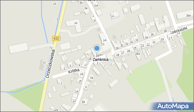 Osieczna, Leszczyńska, 19, mapa Osieczna