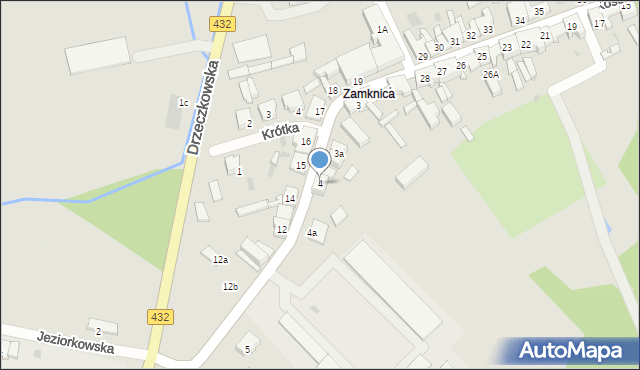 Osieczna, Leszczyńska, 4, mapa Osieczna