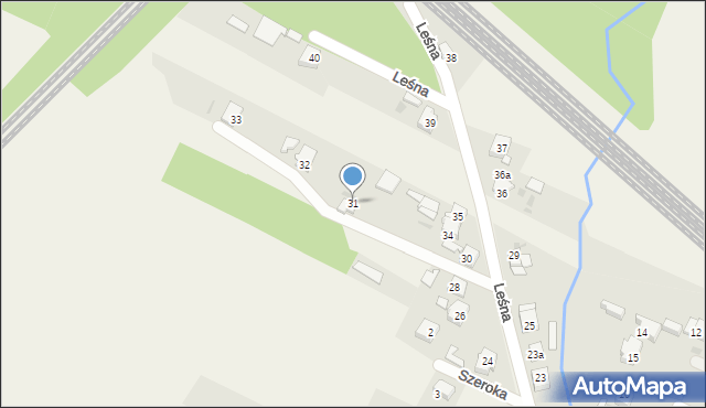 Paczyna, Leśna, 31, mapa Paczyna