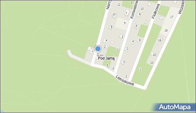 Pietrzaki, Letniskowa, 6, mapa Pietrzaki