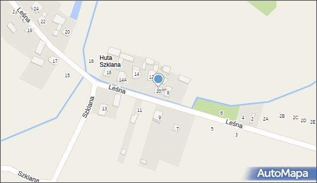 Pińczyce, Leśna, 10, mapa Pińczyce