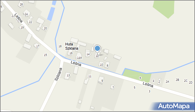 Pińczyce, Leśna, 12, mapa Pińczyce