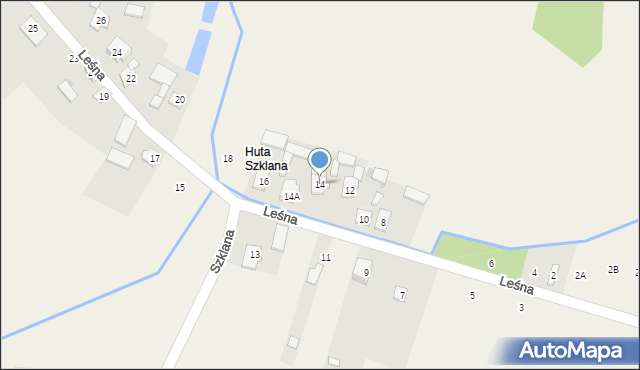 Pińczyce, Leśna, 14, mapa Pińczyce