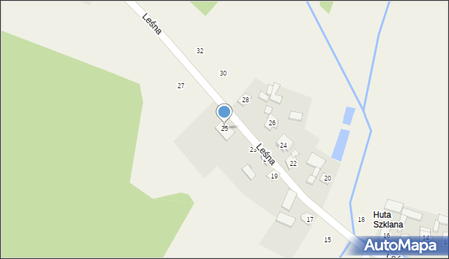 Pińczyce, Leśna, 25, mapa Pińczyce