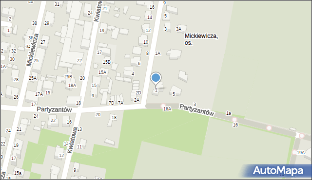 Piotrków Trybunalski, Lelewela Joachima, 1, mapa Piotrków Trybunalski