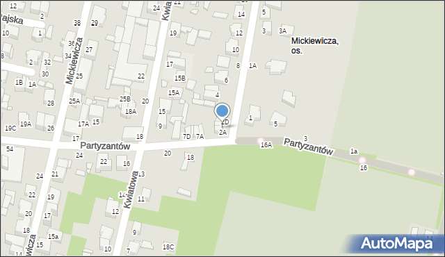 Piotrków Trybunalski, Lelewela Joachima, 2B, mapa Piotrków Trybunalski