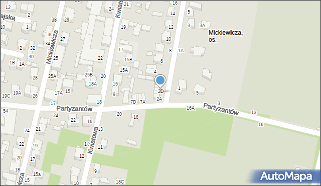 Piotrków Trybunalski, Lelewela Joachima, 2C, mapa Piotrków Trybunalski