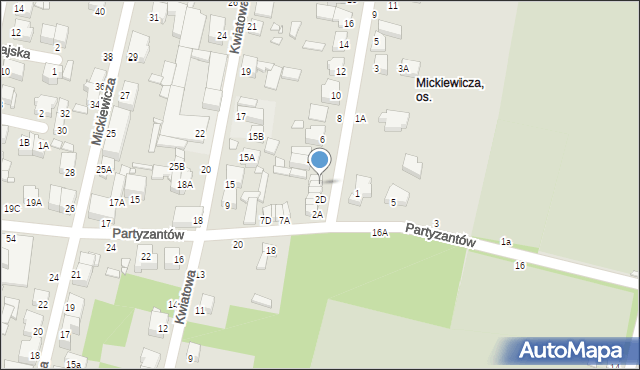 Piotrków Trybunalski, Lelewela Joachima, 2F, mapa Piotrków Trybunalski