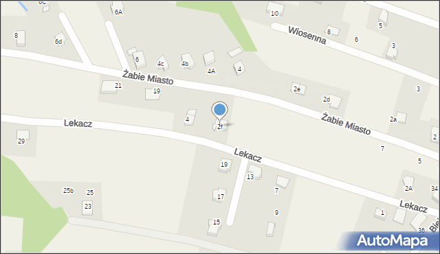 Pisarzowice, Lekacz, 2f, mapa Pisarzowice