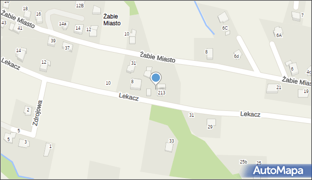 Pisarzowice, Lekacz, 6, mapa Pisarzowice