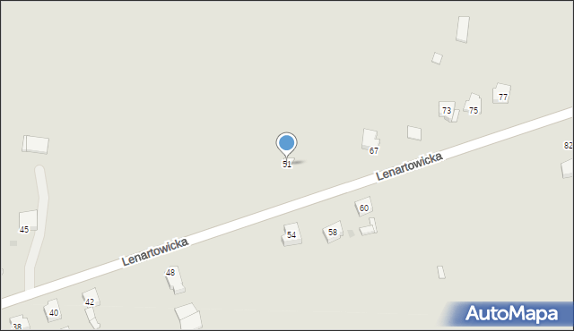 Pleszew, Lenartowicka, 51, mapa Pleszew