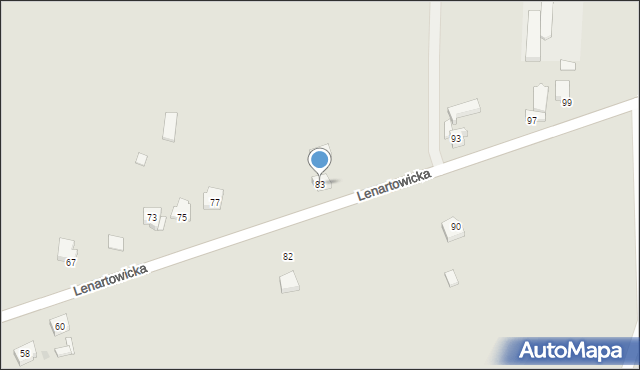 Pleszew, Lenartowicka, 83, mapa Pleszew