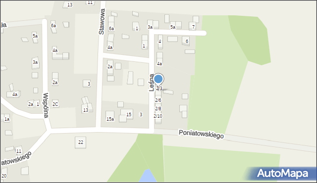 Porajów, Leśna, 2/4, mapa Porajów