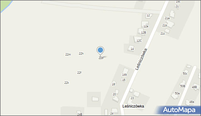 Poręba Wielka, Leśniczówka, 22d, mapa Poręba Wielka