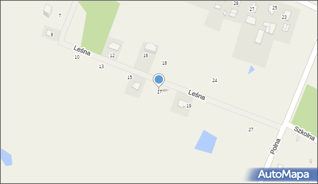 Pozezdrze, Leśna, 17, mapa Pozezdrze