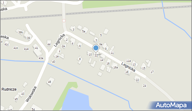 Poznań, Legnicka, 12, mapa Poznania