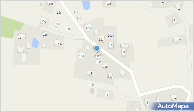 Prokowo, Leśna, 13F, mapa Prokowo