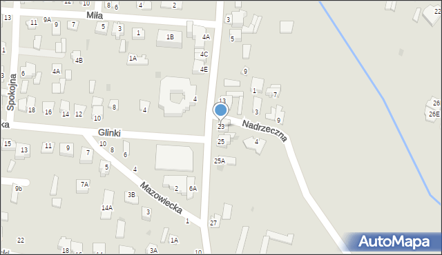 Przasnysz, Leszno, 23, mapa Przasnysz