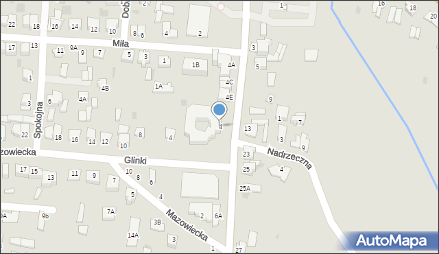 Przasnysz, Leszno, 4, mapa Przasnysz