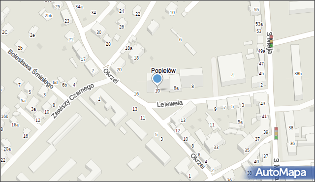 Przemyśl, Lelewela Joachima, 10, mapa Przemyśla