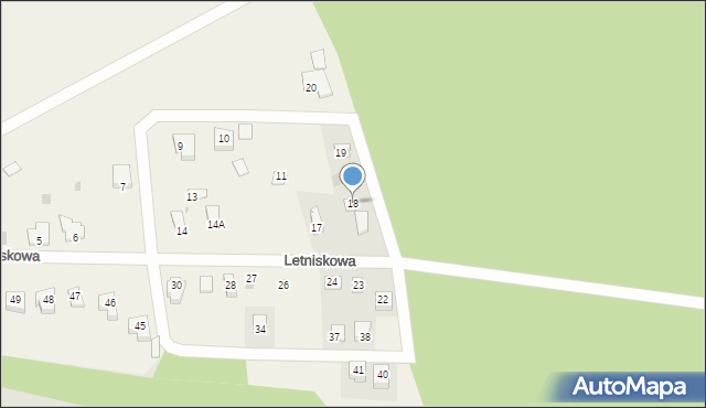 Przyjezierze, Letniskowa, 18, mapa Przyjezierze