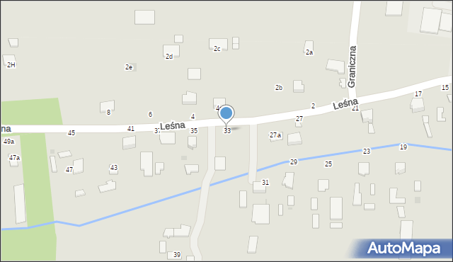 Radomyśl Wielki, Leśna, 33, mapa Radomyśl Wielki