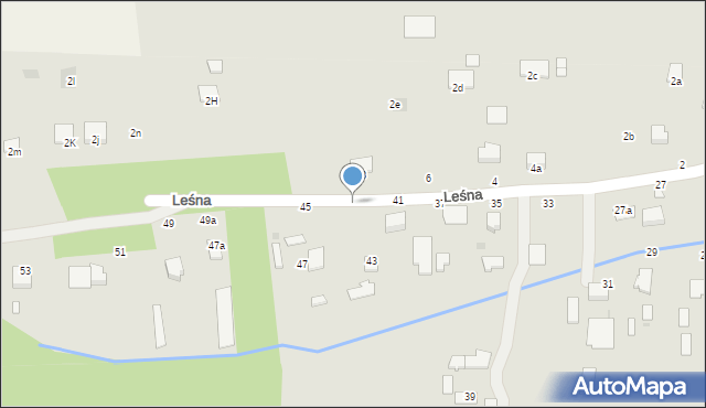 Radomyśl Wielki, Leśna, 43, mapa Radomyśl Wielki