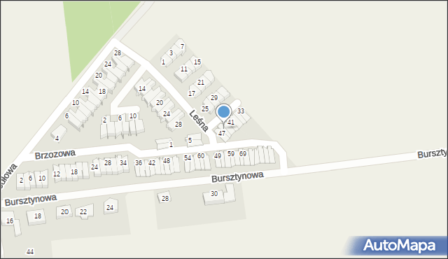 Rokitnica, Leśna, 45, mapa Rokitnica