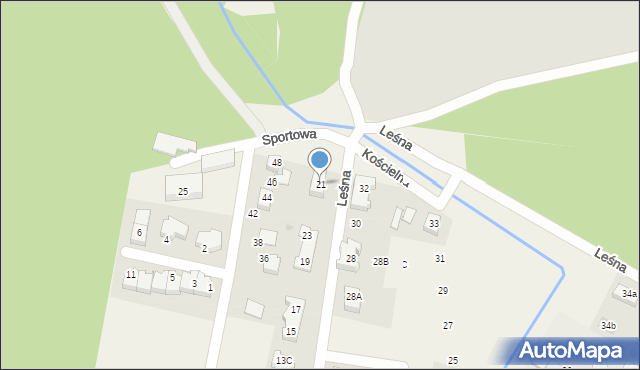 Rotmanka, Leśna, 21, mapa Rotmanka